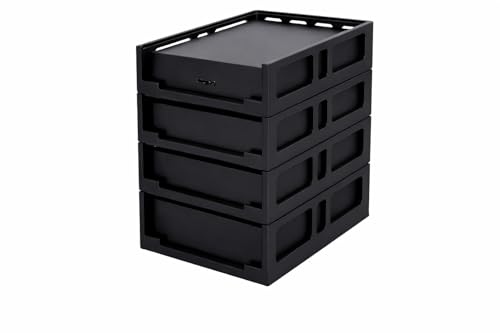 Image of 3.2'' inch HDD Stacker External Hard Drive Enclosure for 4 Hardisks,SATA HDD SSD RAID Enclosure, HDD /SSD Stackable Enclosure, Easy-Install Shockproof,HDD Caddy
