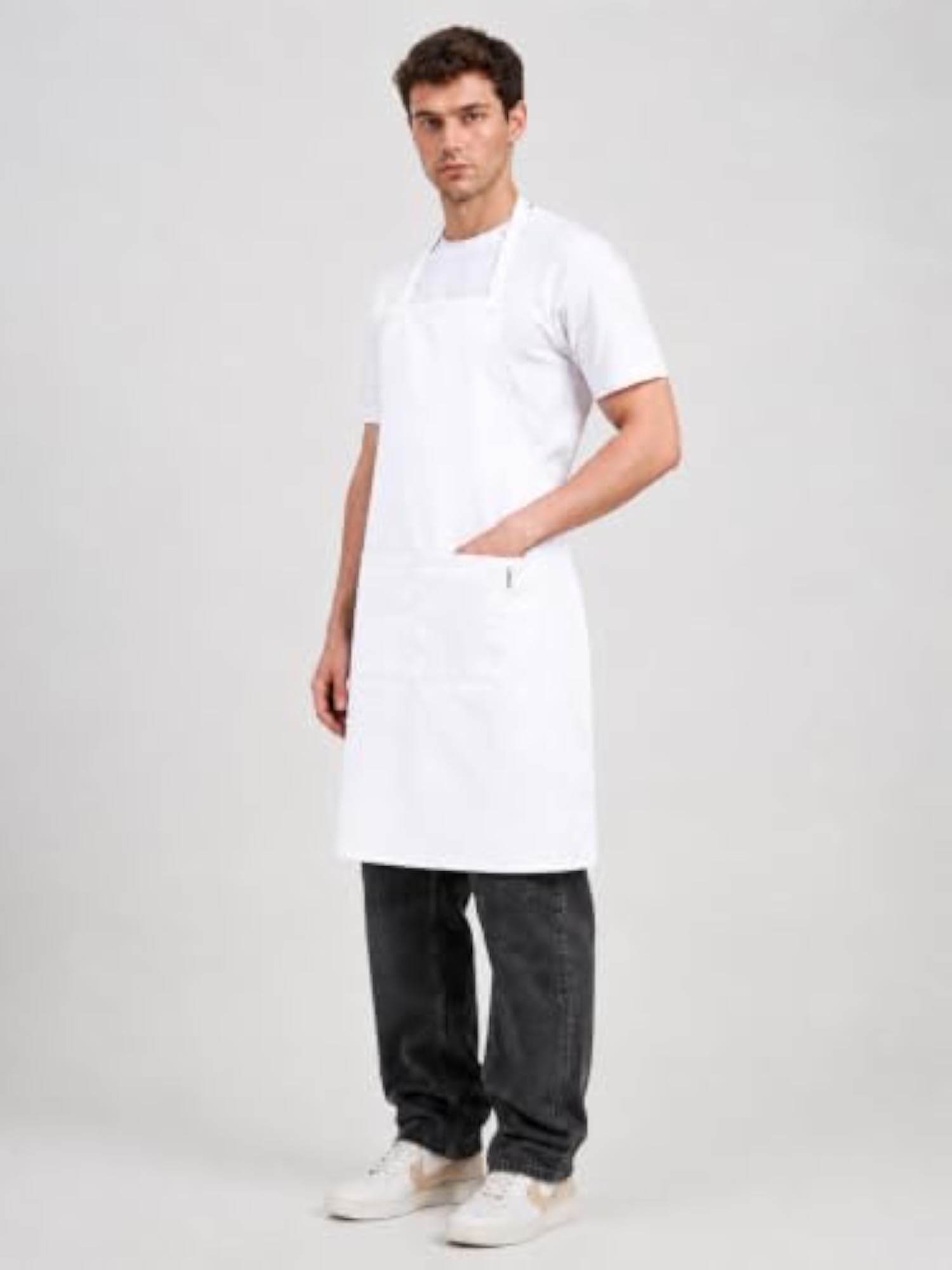 Premium Quality Chef Bib Apron with Large Front Pockets