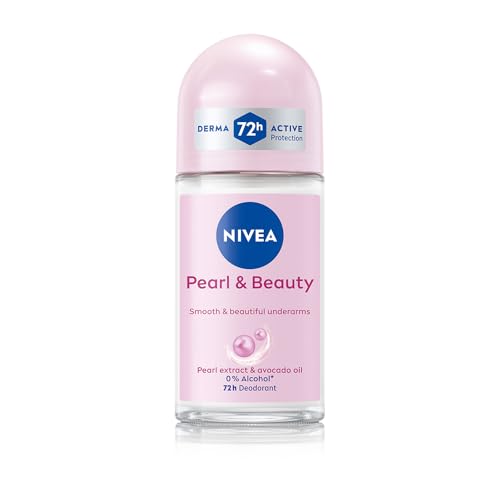 NIVEA Pearl and Beauty 50ml Deo Roll On | With Pearl Extracts & A...
