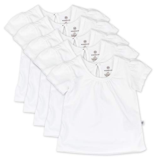 Image of HonestBaby Baby Toddler & Kids' 100% Organic Cotton Short Sleeve T-Shirts (10-Pack)