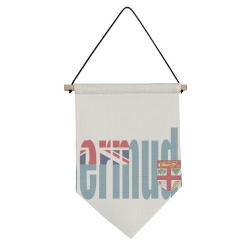 Drapeau des Bermudes en toile décoration murale suspendre intérieur
