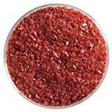 Red Opal Medium Glass Frit 90 COE for Microwave or Regular Kiln Fusing 1/2 LB