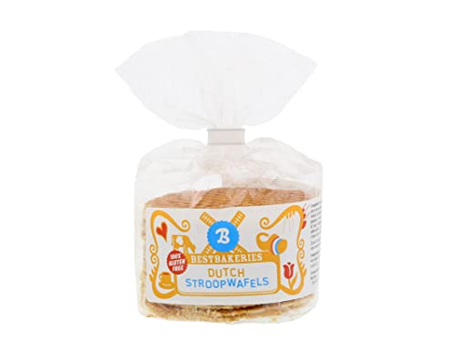 Daelmans Stroopwafels - Gluten Free Stroopwafels - 240 gram per Clip Bag - Authentic Dutch Gluten Free Waffles - Stroopwaffels