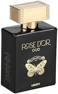 Liberty Oud Perfume for Men, 3.4 Oz Rose Dyor Oud Perfumes for Women Anniversary Edition Long-Lasting Unisex Eau de Parfum, Luxury Rose Fragrance, Perfume Spray