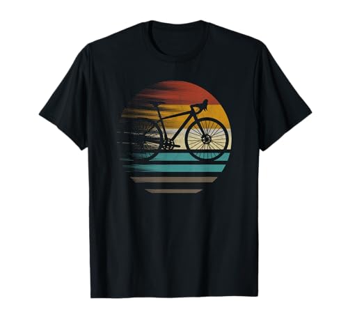 Gravelbike Gravel Rennrad Fahrrad Geschenk retro vintage T-Shirt