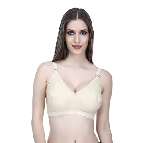 Image of Elina Women's Hosiery Non-Padded Wire Free Regular Bra