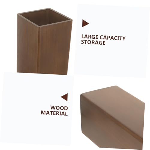 Porte-parapluies de grande capacité avec design en bois
