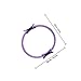 BUGUUYO Pilates Resistance Yoga Ring Fitness Hoop with Dual Handles Purple Pilates Balance Tool for Home Workout and Body Toning