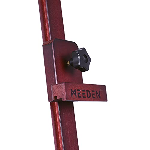 Image of MEEDEN Studio H-Frame Easel with Storage Drawer - Adjustable (60 inch~75 inch) Forward Tilting Solid Beech Wood Easel Stand for Artists, Students & Beginners, Holds Canvas Art up to 36 inch, Deep Walnut