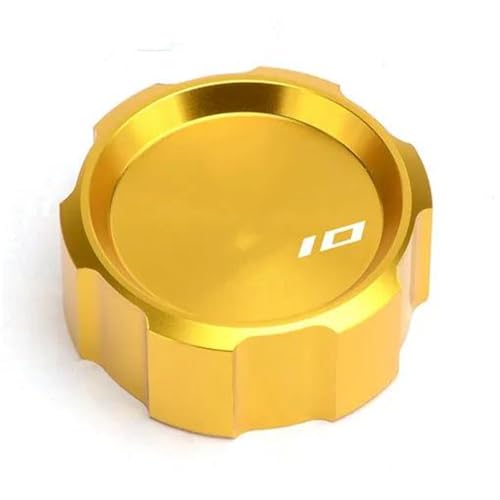 Tapa de líquido de frenos trasero dorado para moto Yamaha MT10 2015-2018