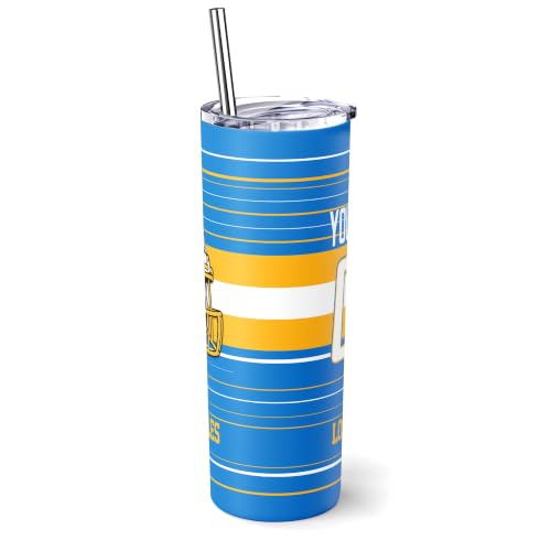Image of Los Angeles Tumbler 20oz Travel Mug Custom Name and Number Gifts