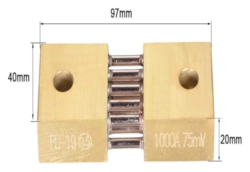 CHBMSS 4pcs Analog Current Meter DC 100A 75mV Shunt Resistor for Current Analogue Panel Meter
