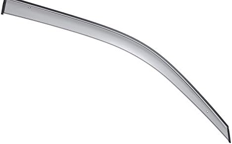 WellVisors Window Visors Wind Deflectors Compatible with Mercedes-Benz 1996-2002 W210 E Class 4Dr Sedan Premium Series Rain Guards 3-847MB001