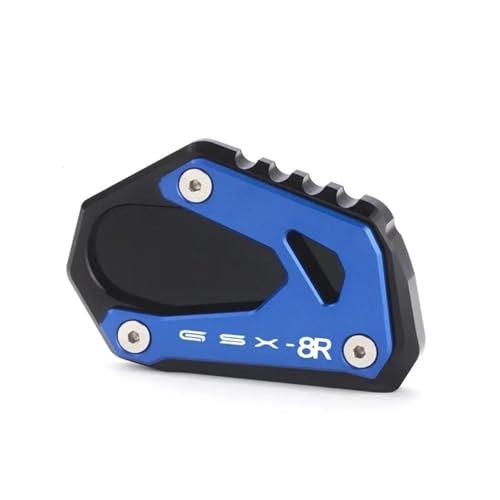 �ɓK������X�Y�L GSX-8R GSX8R GSX 8R 2024-�I�[�g�o�C CNC �t�b�g�T�|�[�g�T�C�h�u���P�b�g�����G�L�X�p���_�T�|�[�g�v���[�g�p�b�h(Blue)