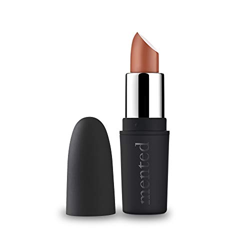 Velvet Matte Peach Nude Lipstick, Peach Please, Vegan, Paraben-Free, Cruelty-Free - Mented Cosmetics