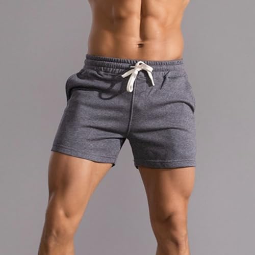 Shorts deportivos para hombres con cintura elástica miniatura 2
