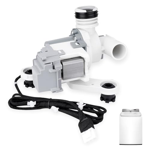 DC97-19289F Washer Drain Pump Assembly Compatible with Samsung Washing Machine Parts Replace#DC97-19289B DC97-19289A DC97-17349B DC97-17366J DC97-17366A P6806651 PS12592631 PX3516-01