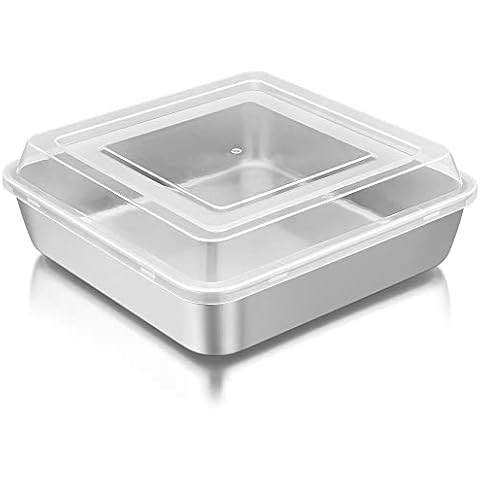 Joyfair 8 Inch Stainless Steel Cake Tin Cover