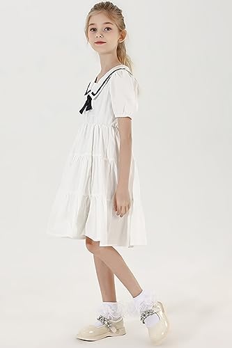 Baby Girls Cotton Double Lace Turn Cuff Socks with Big Ruffles for Infant Toddlers and Kids2