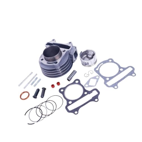 Kit cylindre GY6 100cc 50mm, culasse assy 64mm pour moteur scooter 139QMA
