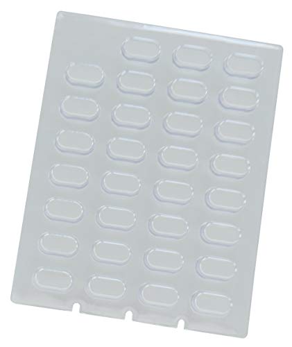 6 Pack Refill Set, Monthly Medication Cold Seal Blister Packs - Includes 6-1/2" Deep Blister Trays & 6 Cold-Seal Cards, Pill Blisters for Cold Seal Blister Pack System, Does Not Include Loading Tray