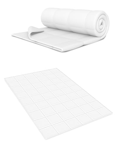 Schlaftroll Sommerdecke Weiß 135x200 cm Atmungsaktive, antiallergische Mikrofaser-Bettdecke, Gesteppte Sommerdecke, superweiche, leichte Sommerdecke,...