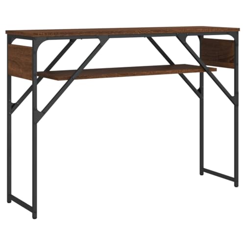 Mesa consola de 105 x 30 x 75 cm con espacio de almacenamiento 7