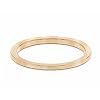 Ewatchparts 36mm 1.3CT CHANNEL SET NATURAL DIAMOND BEZEL 18K ROSE GOLD COMPATIBLE WITH ROLEX DATEJUST
