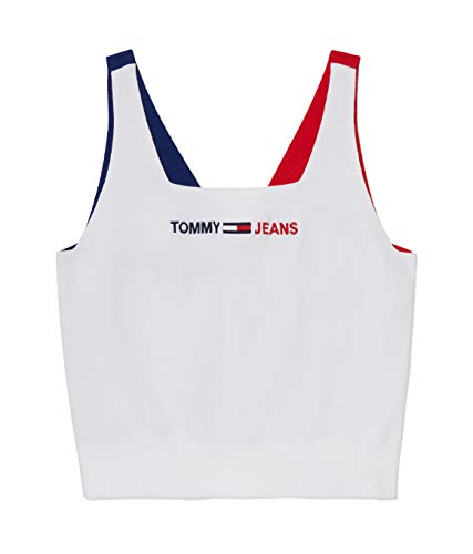 Tommy Hilfiger Adaptive Tommy Hilfiger Women's Adaptive Sleeveless Sweater, Bright White Multi, LG