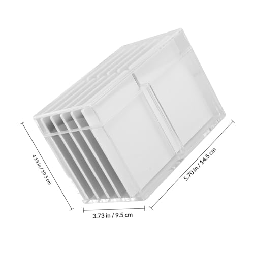 Boîte de Rangement Acrylique UKCOCO en Verre Synthétique Premium - 2