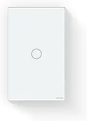 Interruptor Steck Ambiente Conectado 4X2" 1 Módulo Touch Branco Wi-Fi