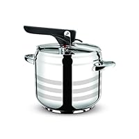 BERGNER Swiss Home Zurich - Pentola a pressione 5 litri, acciaio inossidabile