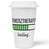JUNIWORDS To-Go Becher mit Deckel, Schmerztherapeut loading (6215033)