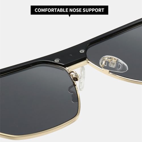 Lunettes de soleil carrées de créateur MUTYNE finition léopard rétro