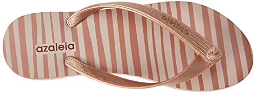 Tamanco Mari Print Light, Azaleia, Feminino, Nude Médio, 37