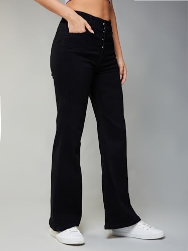 Image of Dolce Crudo Women's High Waist Straight Fit Jeans