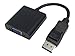 4xem Display Adapter 10 in 20 Pin DisplayPort (M) to 15 Pin HD DSub (HD15) (F), Black (4XDPMVGAFA10)