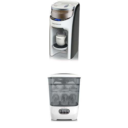 Bundle of Baby Brezza Formula Pro Advanced Formula Dispenser Machine + Baby Bottle Sterilizer and Dryer Advanced - 33% Faster