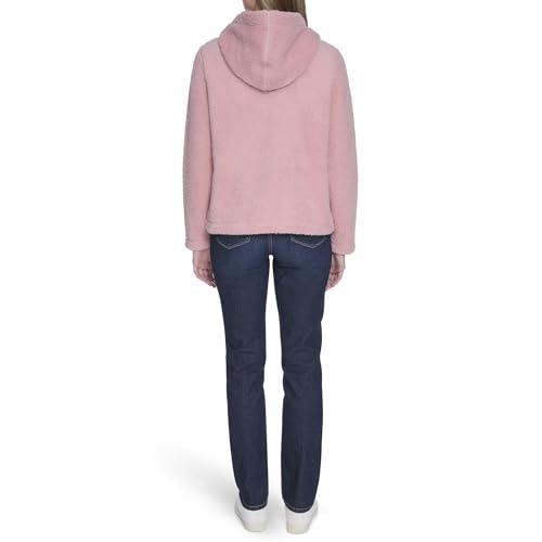 Image of Nautica Women's Solid Sherpa Zipup Hoodie Jacket