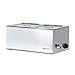 Mahlzeit Bain Marie Elektrisch aus Edelstahl | 2 x 1/2 GN Buffetwärmer | 57 x 33,5 x 25 cm | Wärmebehälter Gastro | 220 - 240 V | 600 W | Elektronische Temperatursteuerung | Warmhalter für Speisen