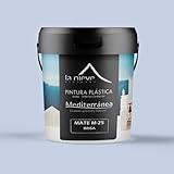 Pintura plástica mate M-25 interior/exterior (4 Litros, Brisa)