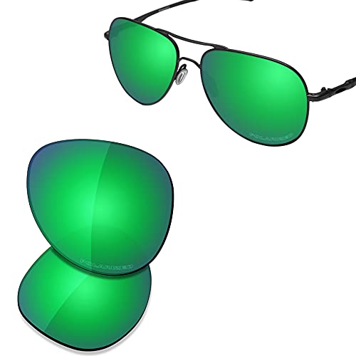 Image of SAUCER Premium Replacement Lenses & Nosepads for Oakley Elmont L OO4119 60mm Sunglasses