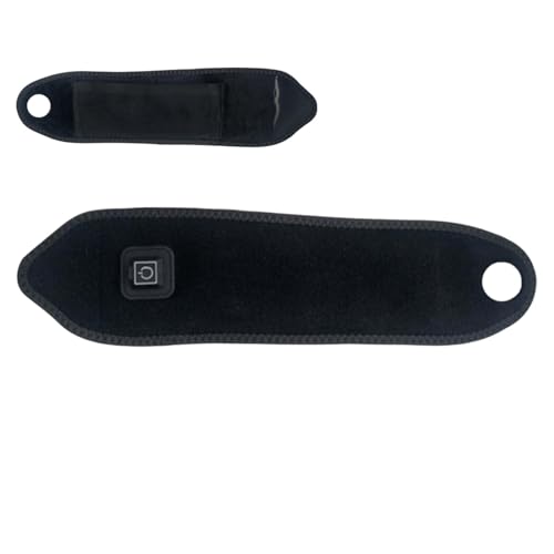 Muñequera calefactada – Muñequera inteligente con calefacción recargable – Calentadores de muñeca ajustables, bandas de muñeca cálidas para molestias, soporte de calefacción eléctrica para la oficina
