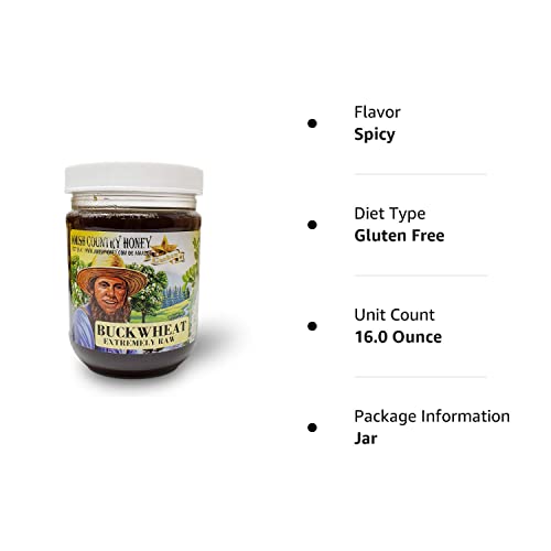 Goshen Amish Country Honey Extremely Raw Buckwheat Honey 100% Natural Honey Unfiltered | 454 G #TOP6