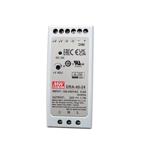 Alimentation DRA-40 DRA-40-24V 1,7A transformateur rail DIN 40W unique