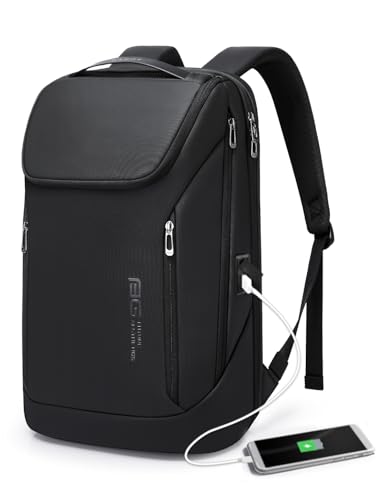 FUTURE AESTHETIC Business Smart Backpack Waterproof fit 15.6 Inch Laptop Backpack with USB Charging Port,Travel Durable Backpack