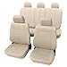 Produktbild PETEX Auto Sitzbezüge Universal Komplett Set 17-teilig - Dakar beige, Eco Class mit SAB 1 Vario Plus