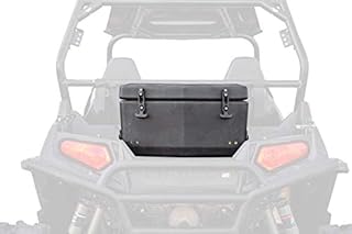 SuperATV Insulated Rear UTV Cooler/Cargo Box for 2008-2014 Polaris RZR 800 | 2009-2014 Polaris RZR S 800 | 2011-2014 Polaris RZR 4 800 | 30 Liter Storage Capacity | Built-in Drain Plugs