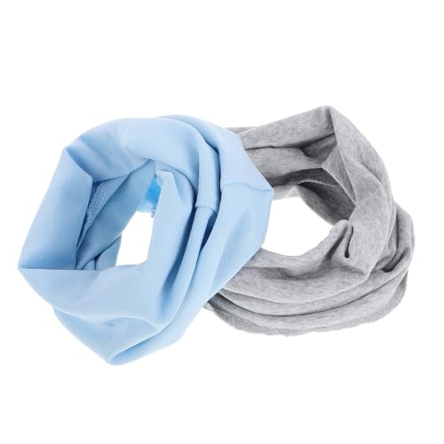 NOLITOY 2pcs Little Girl Scarf Boys and Girls Infinity Scarf Winter Neck Warmer Stylish Neck Gaiter