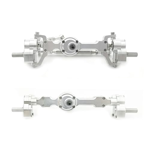Essieu de portail en métal anodisé MN pour mise à niveau de voiture RC 1/12 MN99S D90